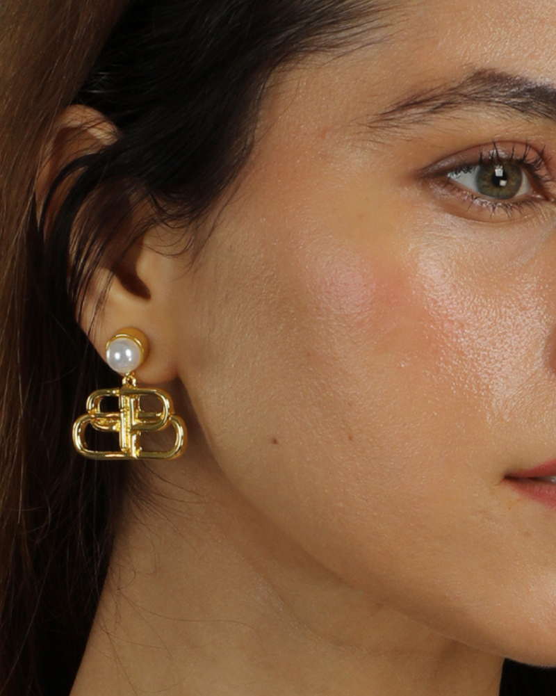 Nayra Pearl Link Danglers