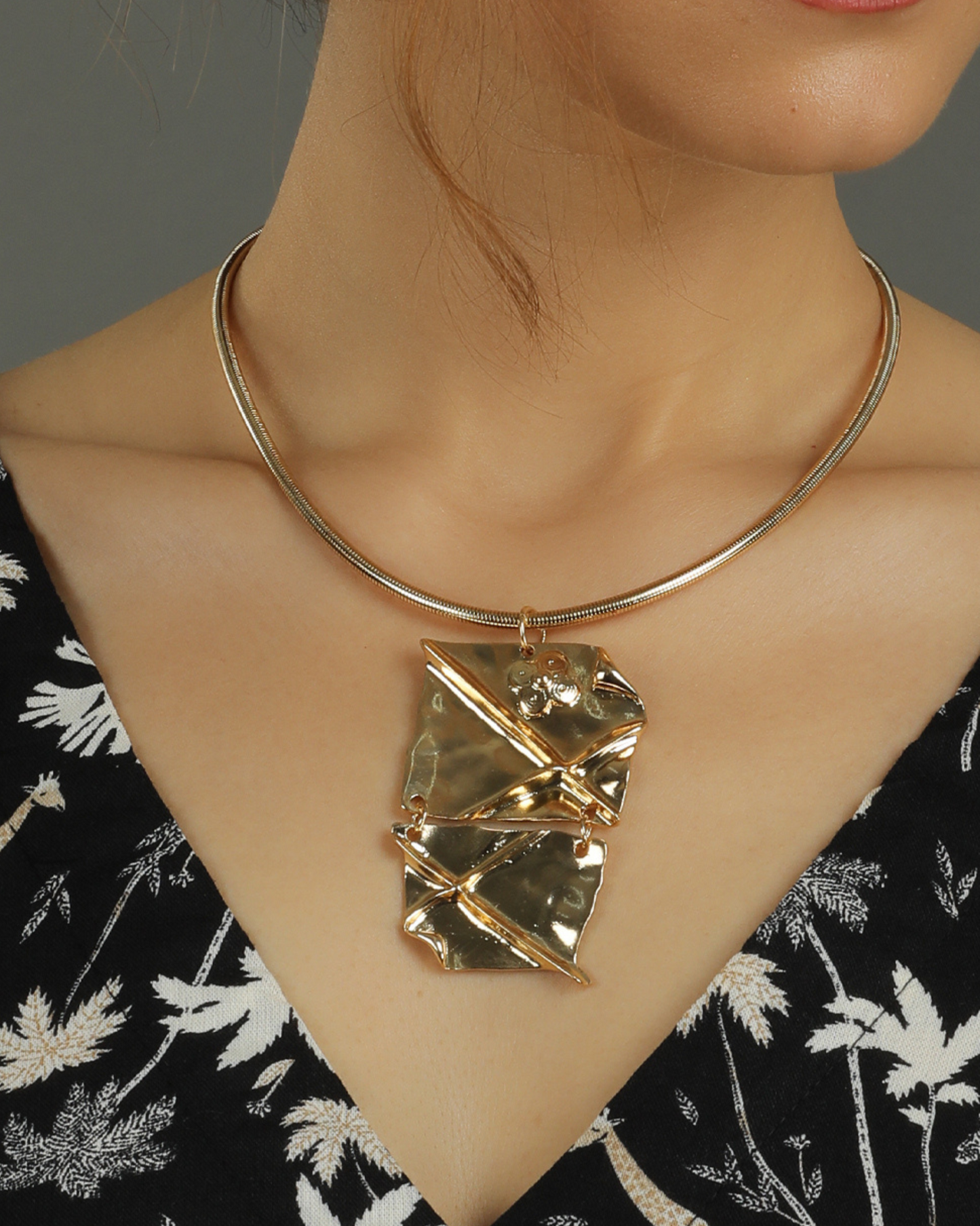 Regal Shield Necklace