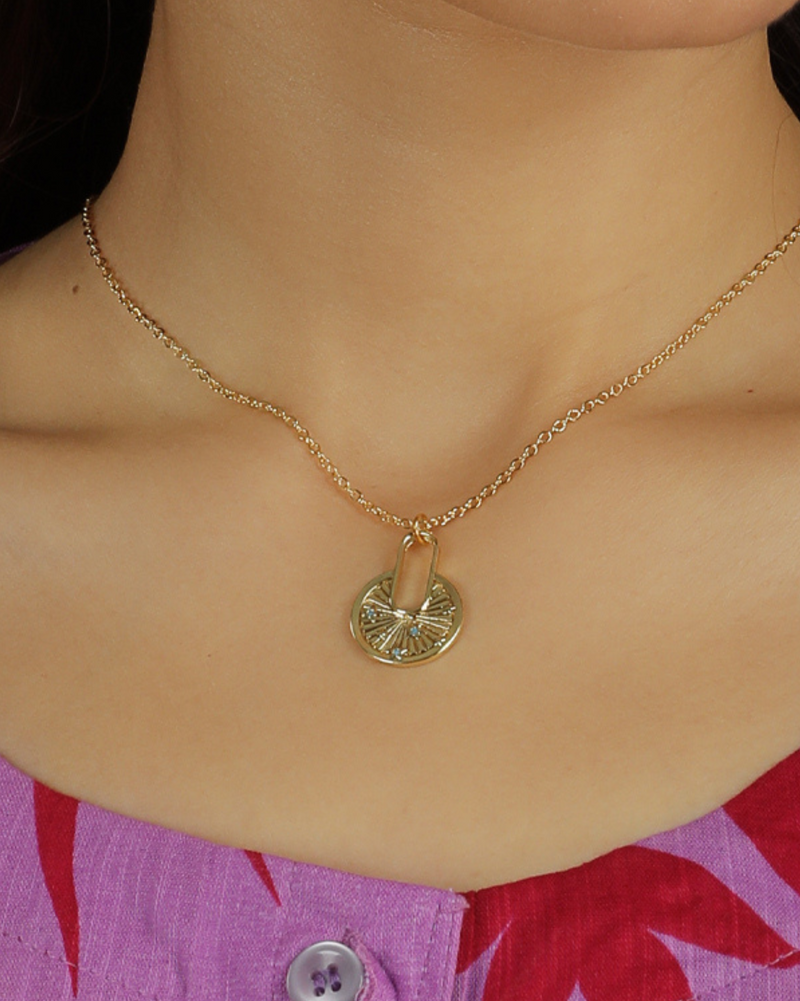 Limonia CrestGlow Charm Necklace