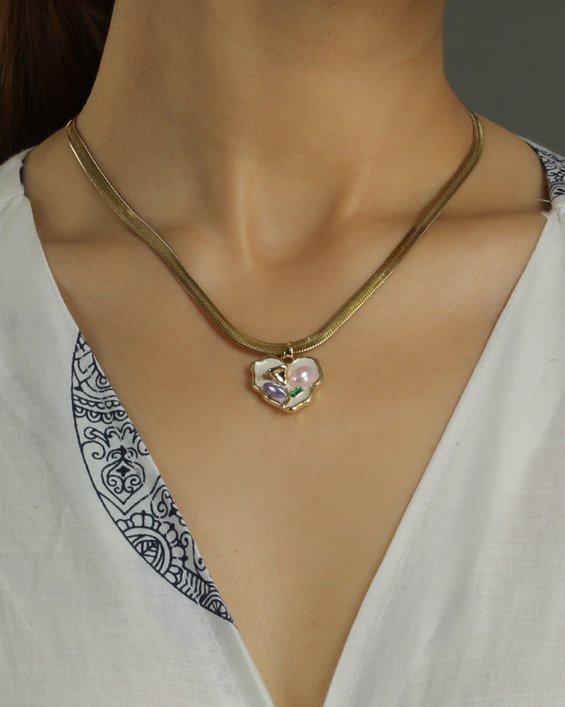 Sereen BlushLove Chain Necklace