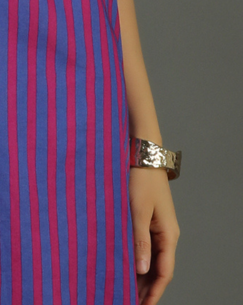 Amara HammerGlow Brass Cuff