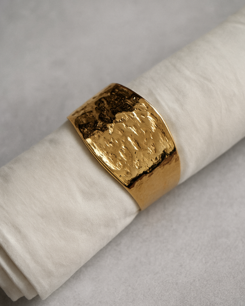 Amara HammerGlow Brass Cuff