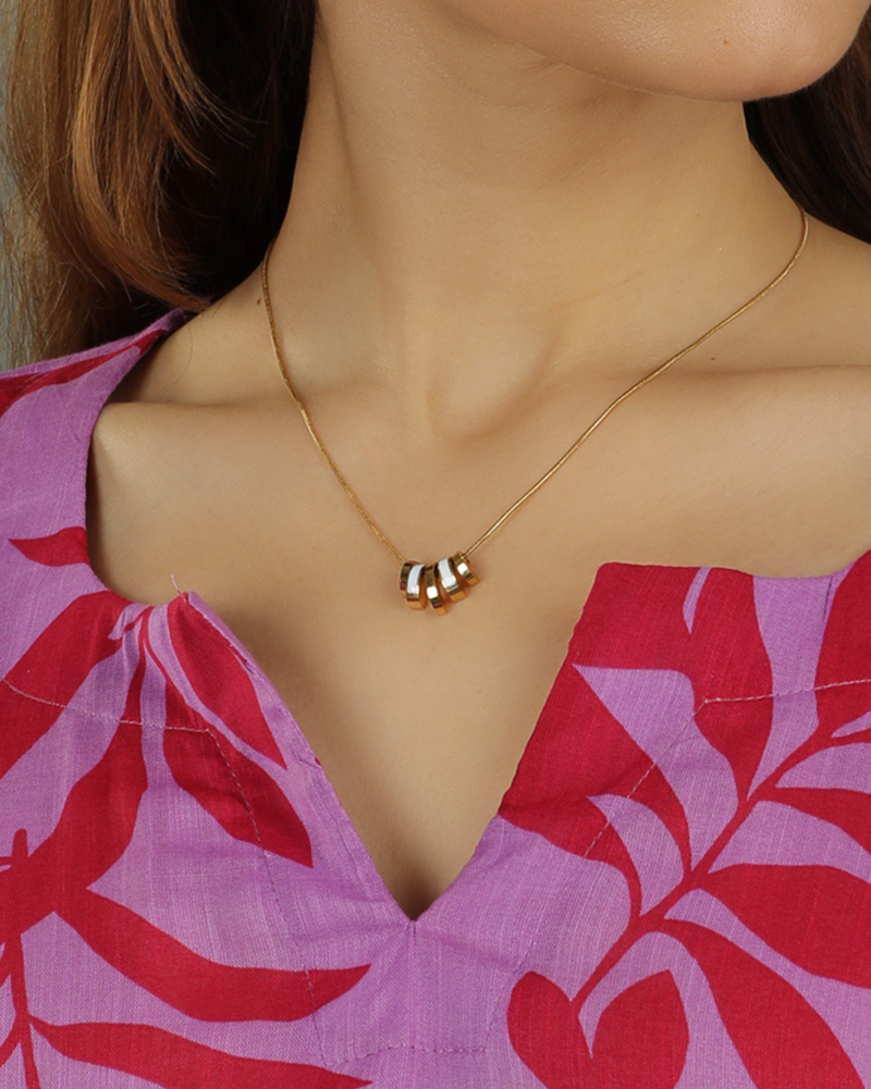 Paanch Shakti Charm Necklace