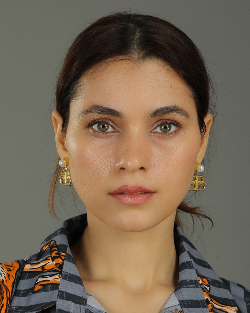 Nayra Pearl Link Danglers