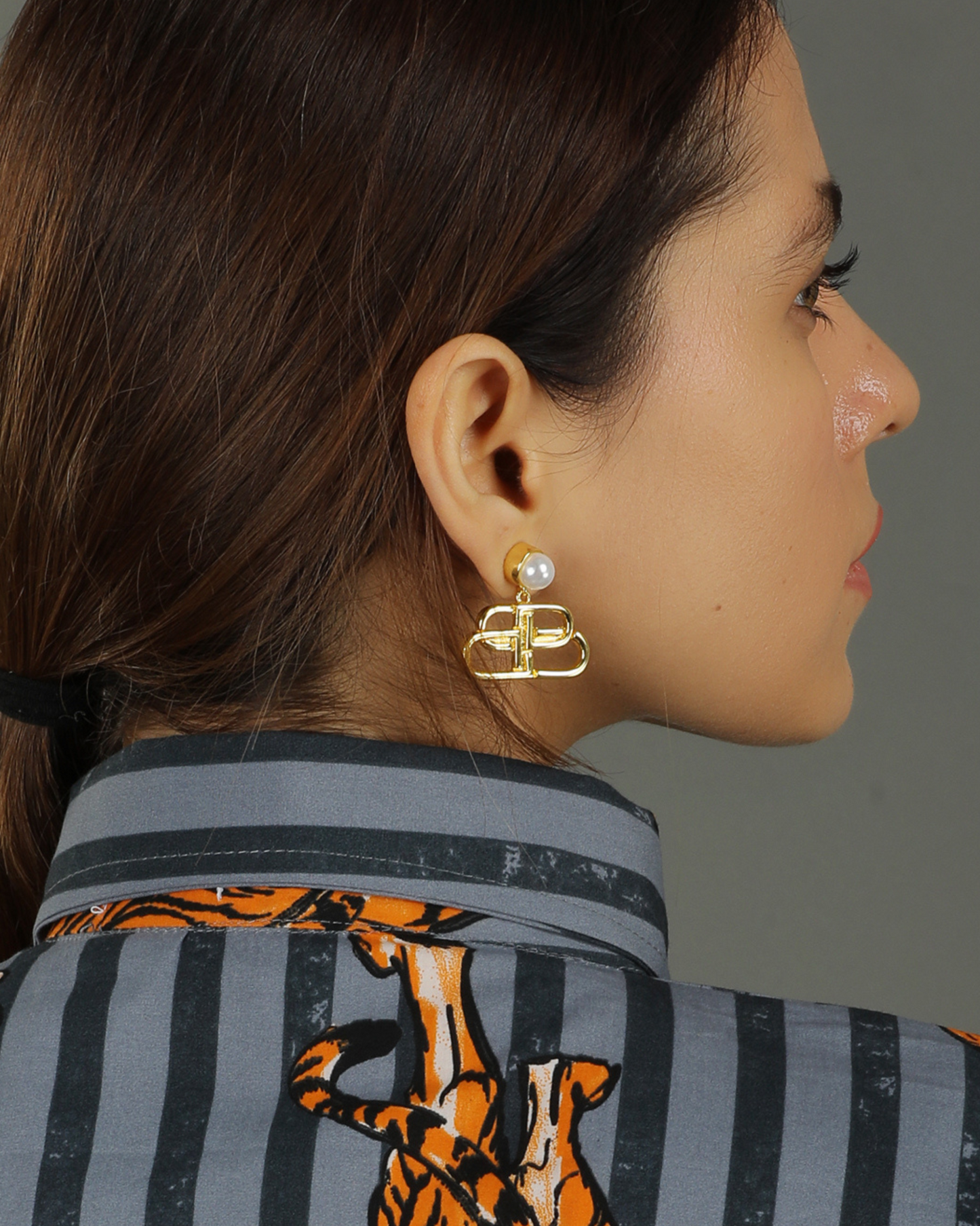 Nayra Pearl Link Danglers