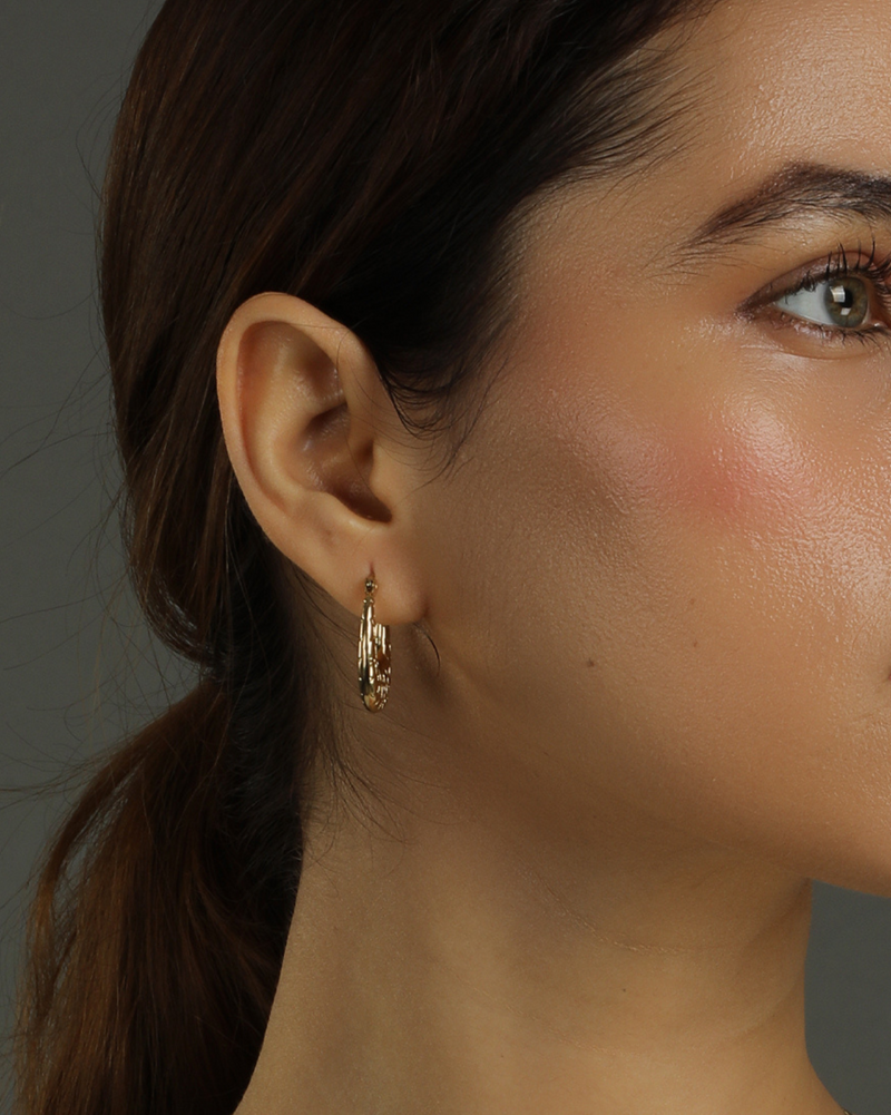 Serpent Luxe Hoops