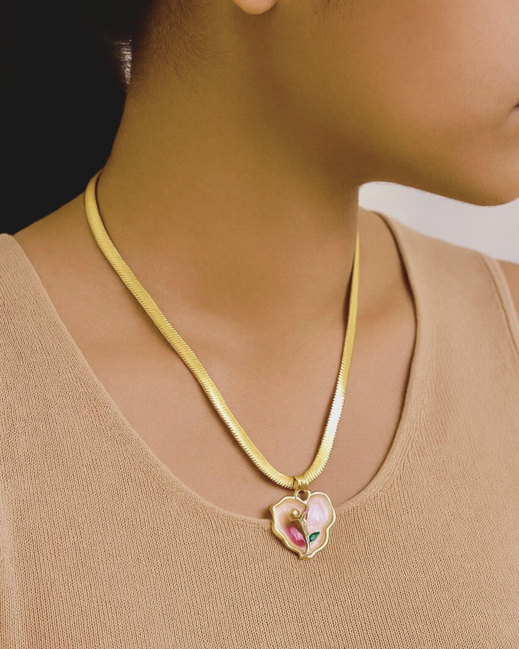 Sereen BlushLove Chain Necklace