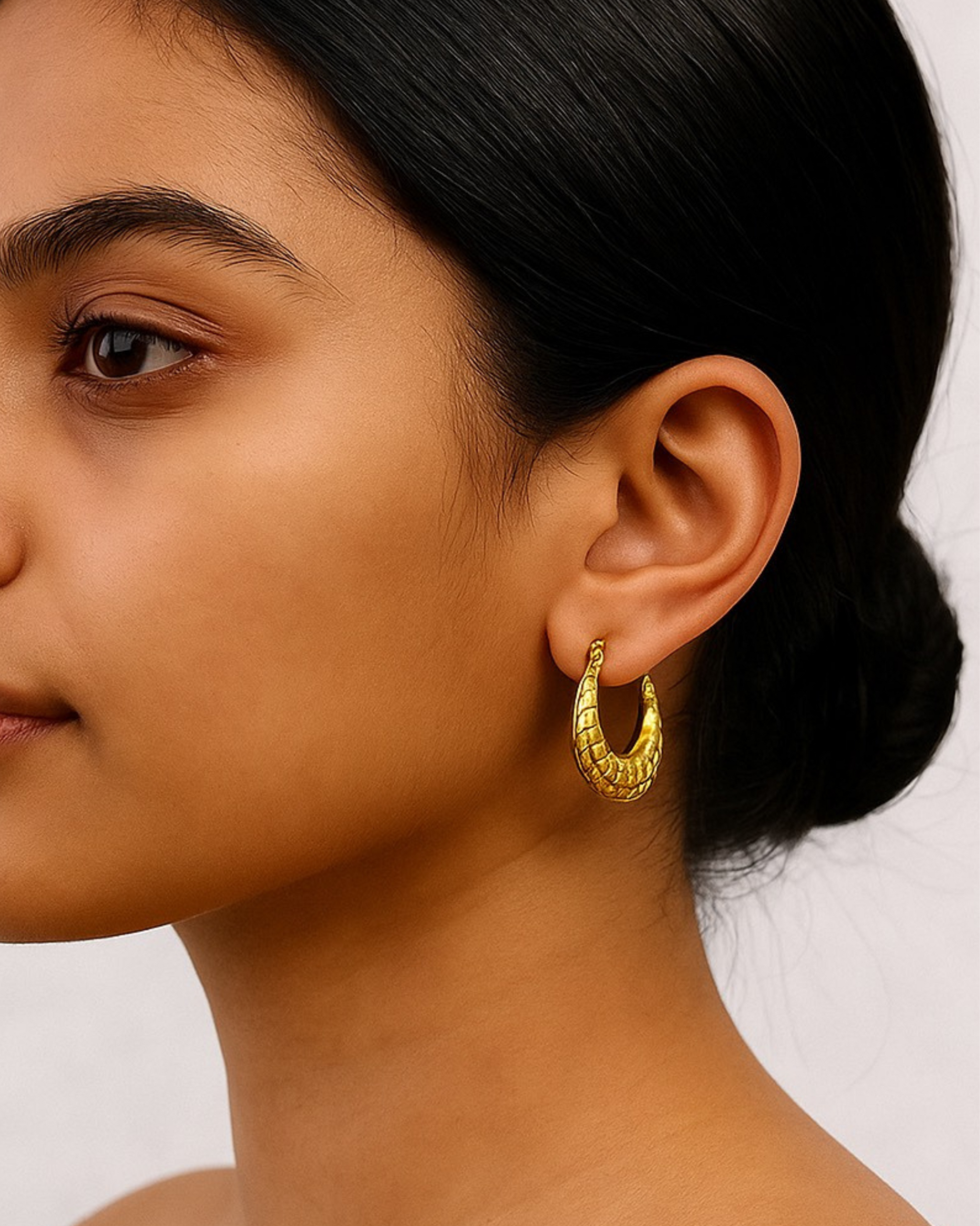 Serpent Luxe Hoops