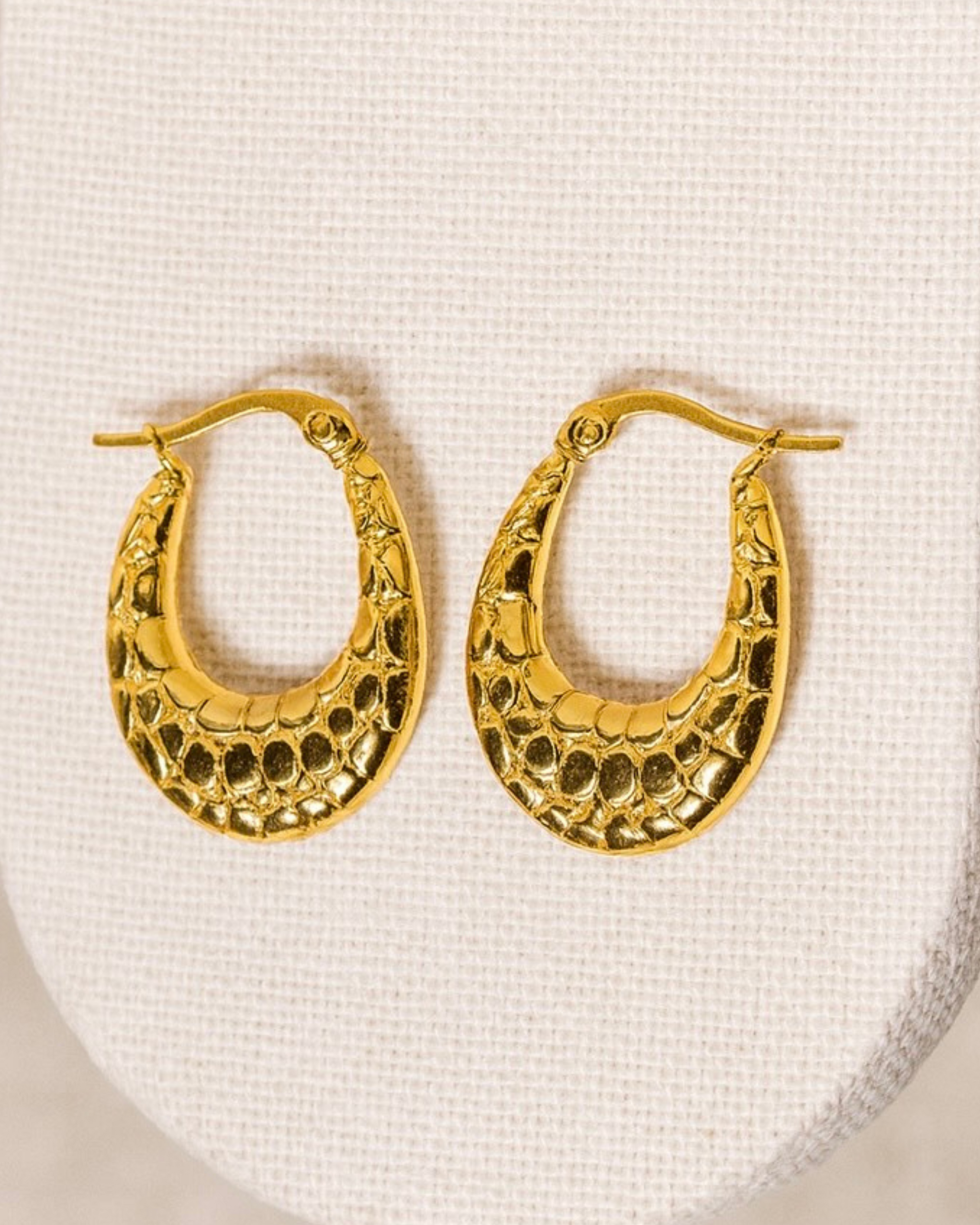Serpent Luxe Hoops